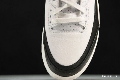 BLACK JORDAN WHITE AIR 3 FRAGMENT 1001